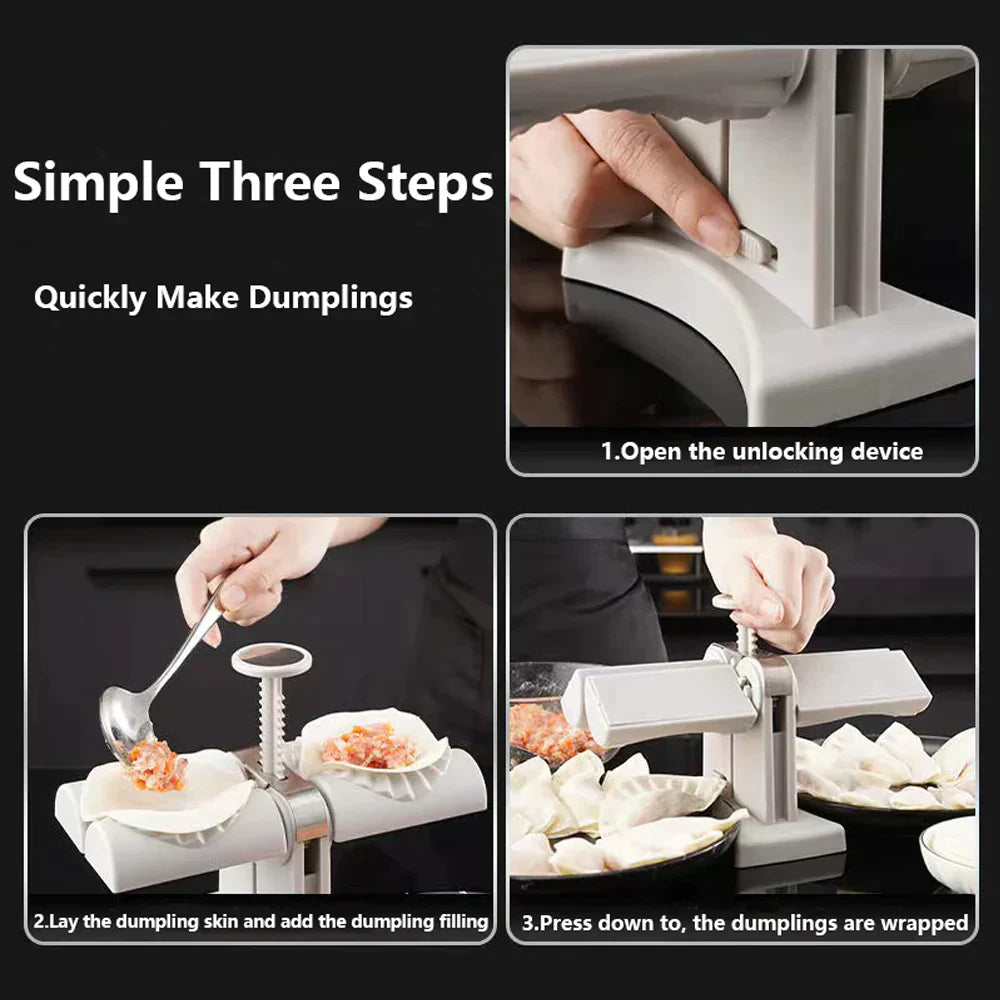 Double Dumpling Maker Perfectly