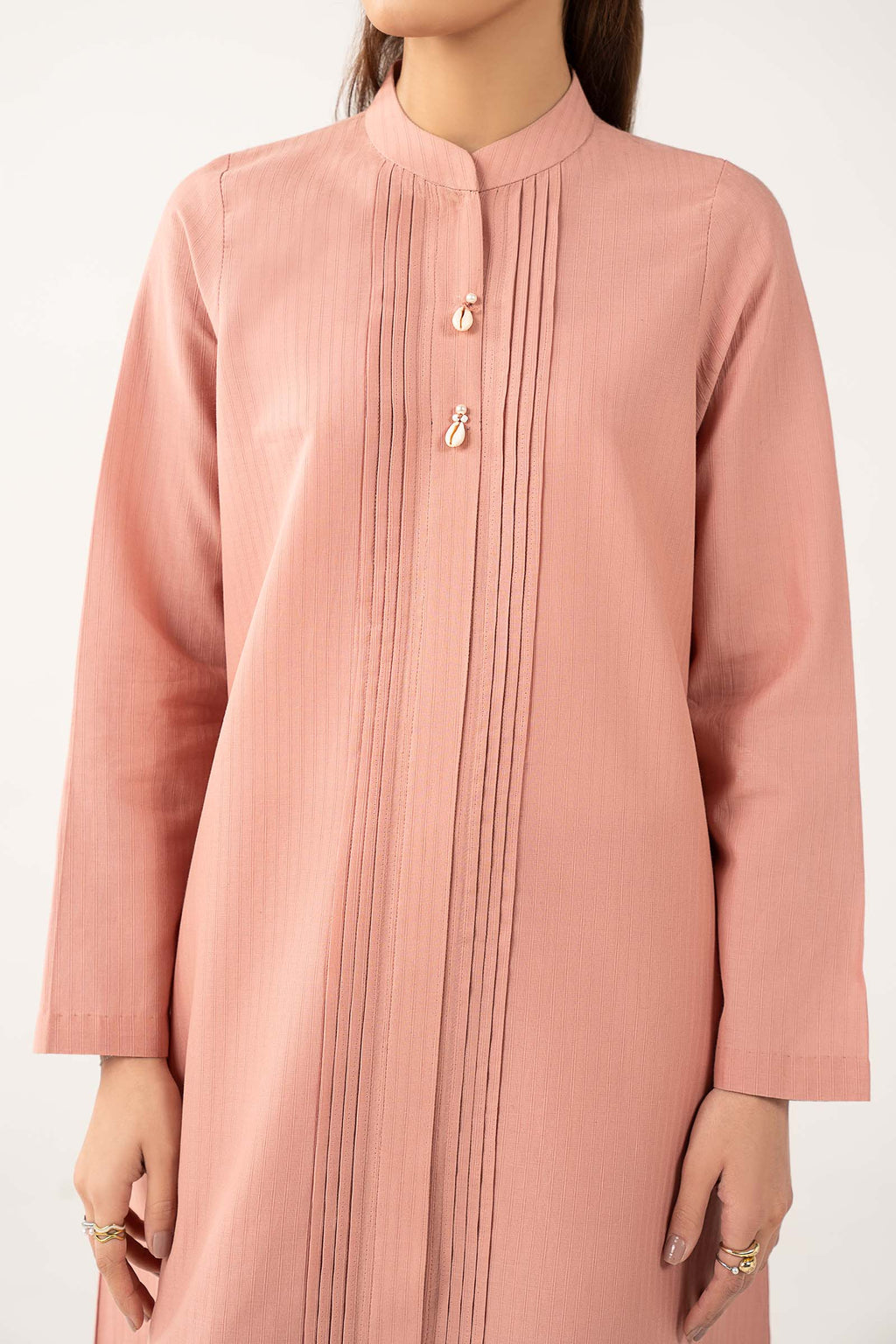 2 Pc Dyed Pinstripe Cotton Suit