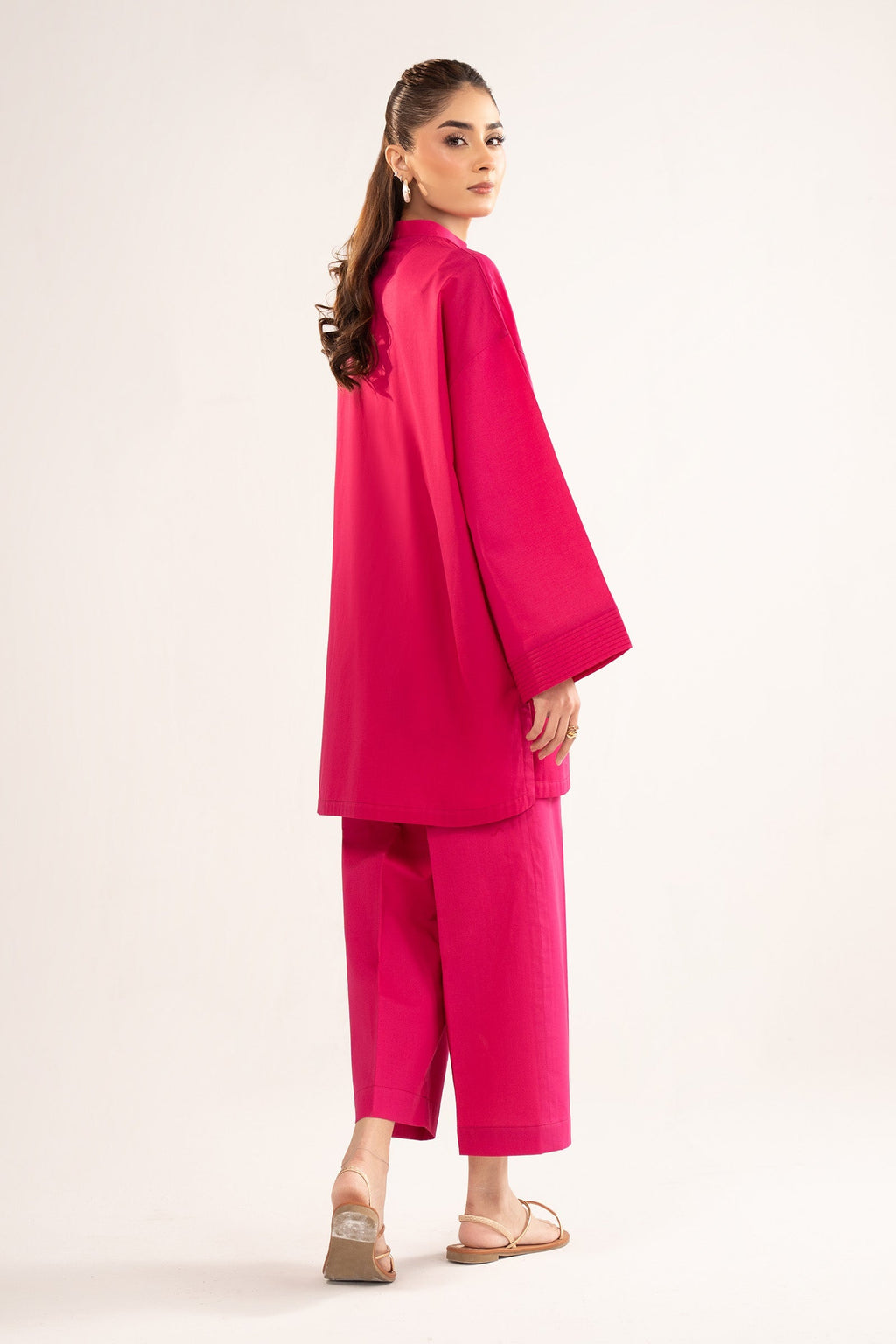 2 Pc Dyed Lawn Suit Straight Shirt