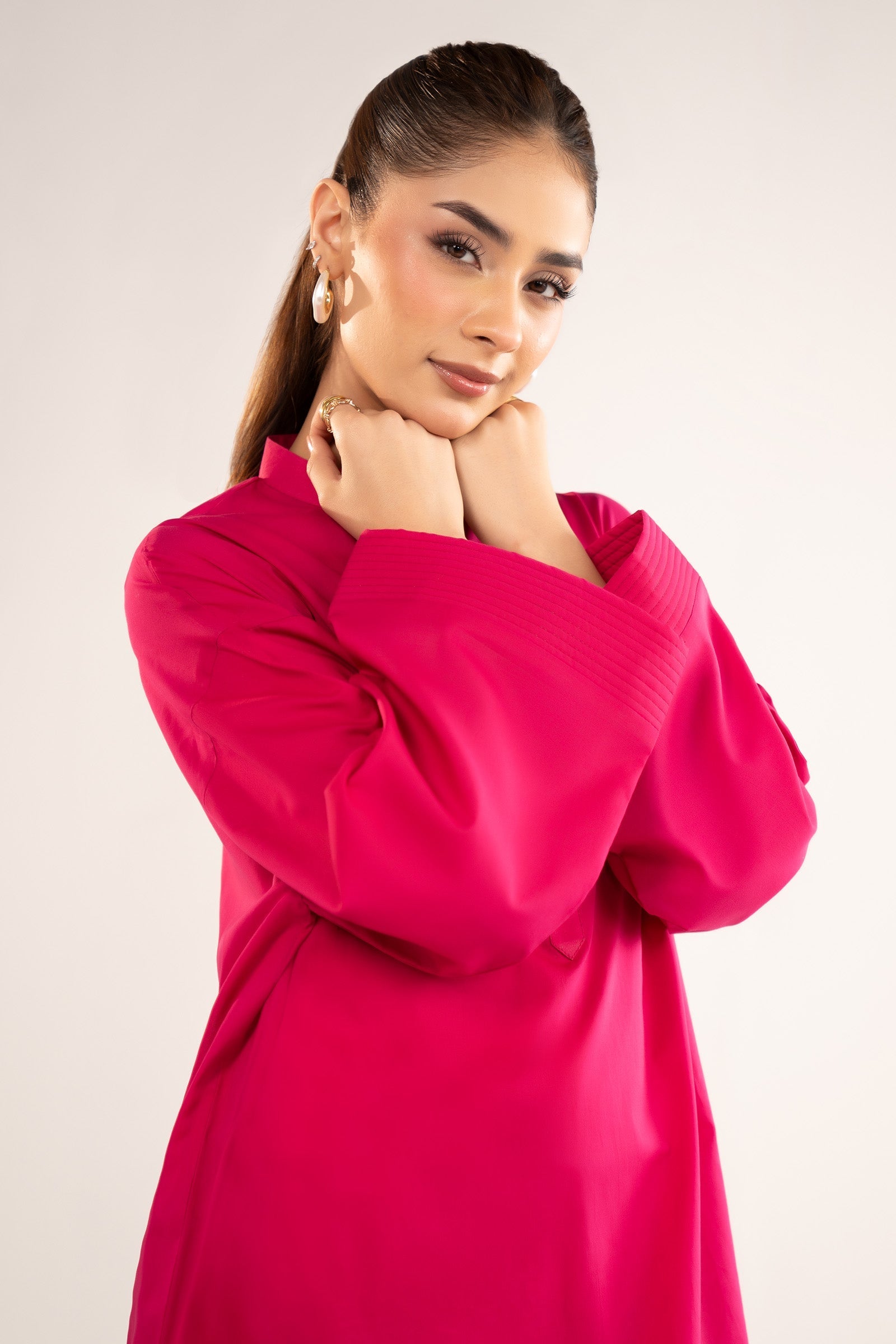 2 Pc Dyed Lawn Suit Straight Shirt