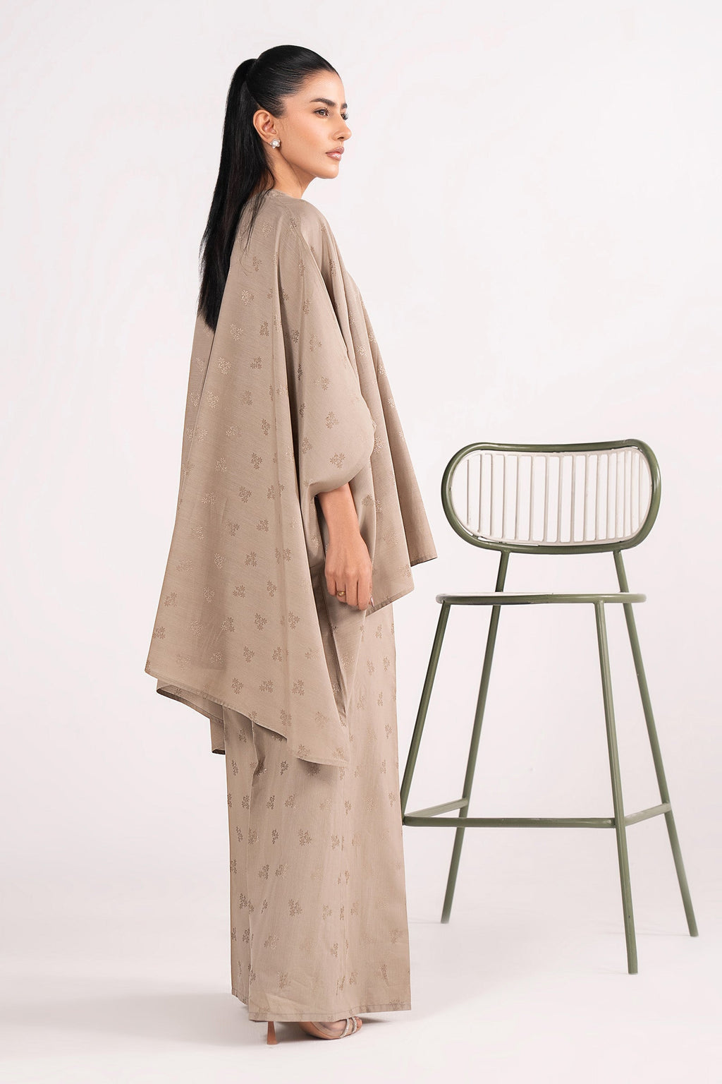 2 Pc Dyed Dobby Viscose Suit