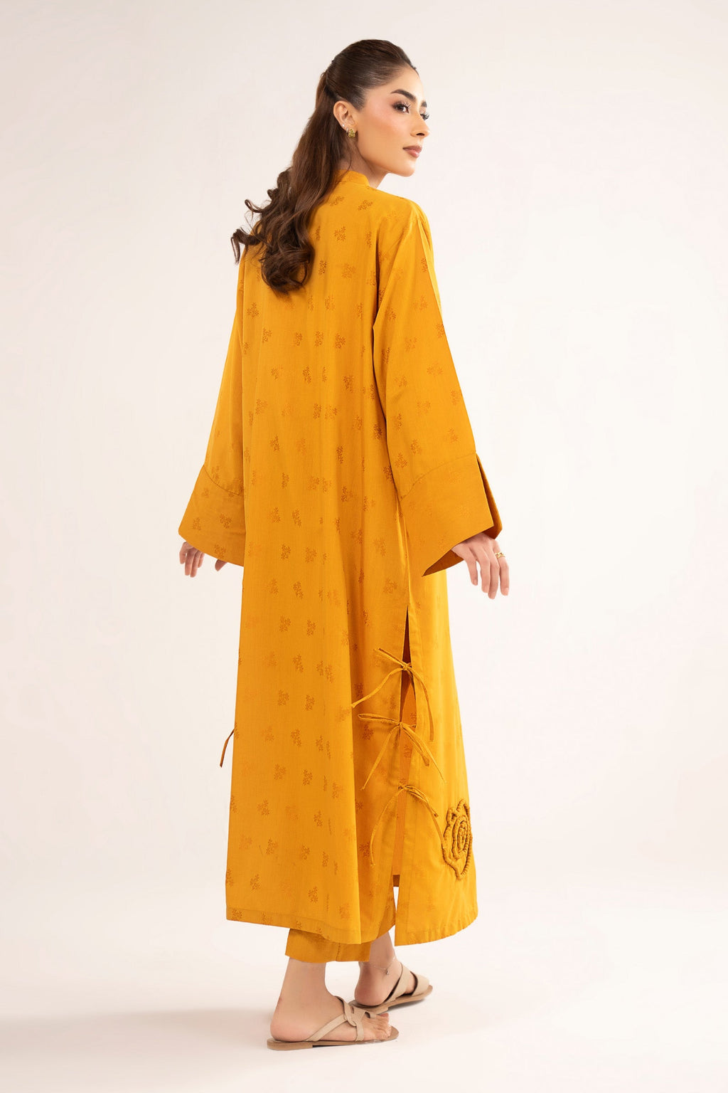 2 Pc Dyed Dobby Viscose Suit