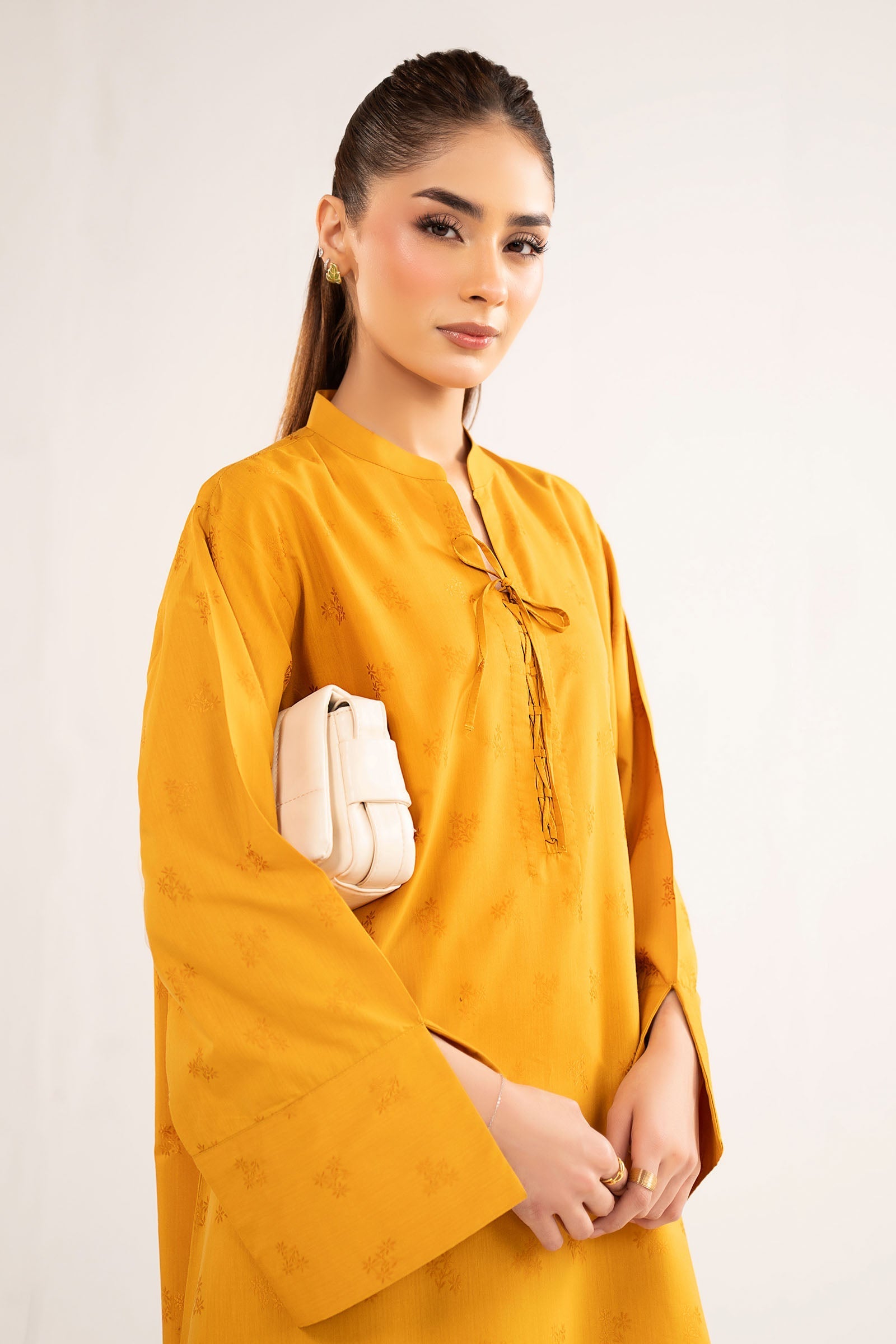 2 Pc Dyed Dobby Viscose Suit