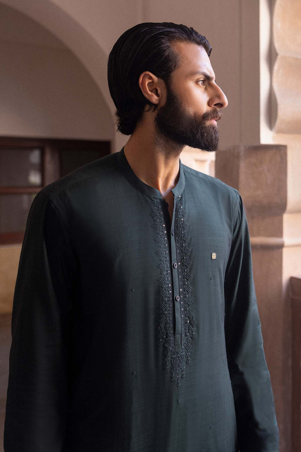 2 Piece Blended Khaddar Suit