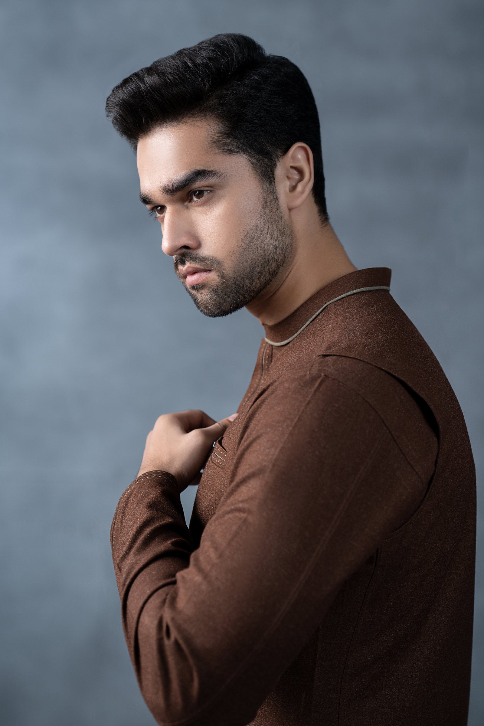 Nova Yarn Dyed Khaddar Kurta