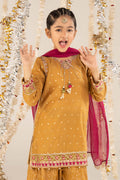 3 Piece Embroidered Lurex Jacquard Suit