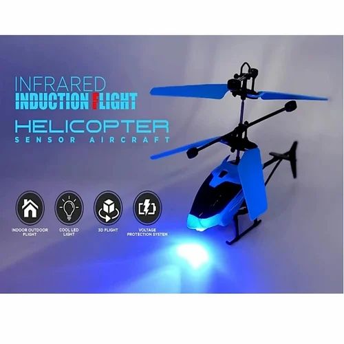 Infrared Induction LED Helicopter Rechargeable Flying