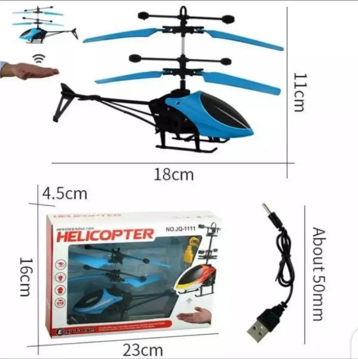 Infrared Induction LED Helicopter Rechargeable Flying