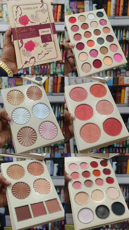 5 pages makeup book pallatte
