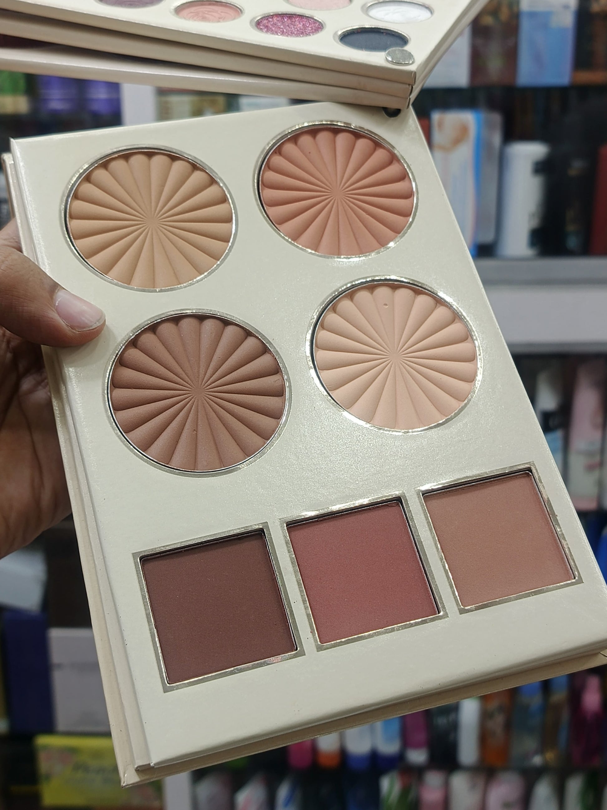 5 pages makeup book pallatte