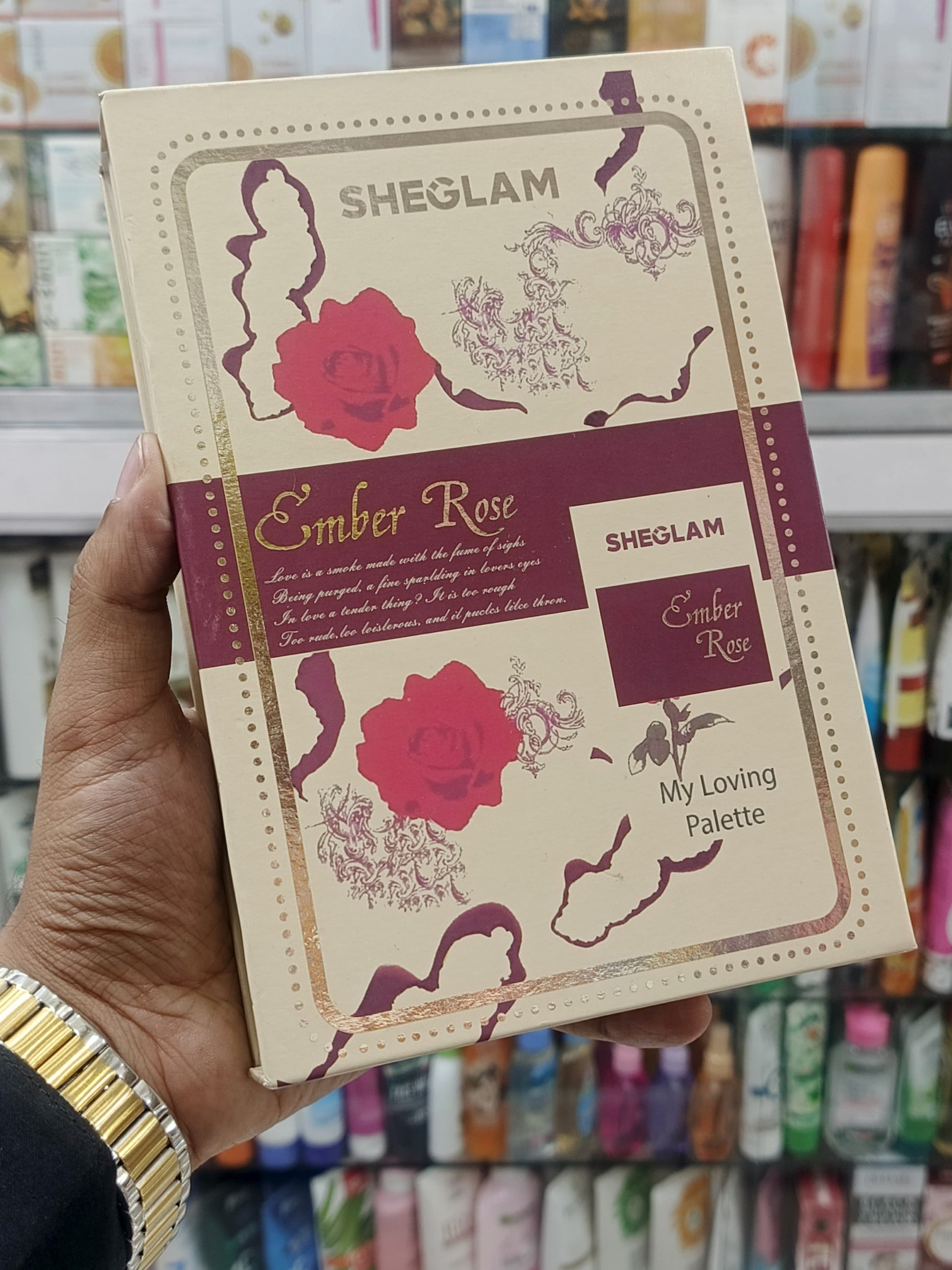 5 pages makeup book pallatte