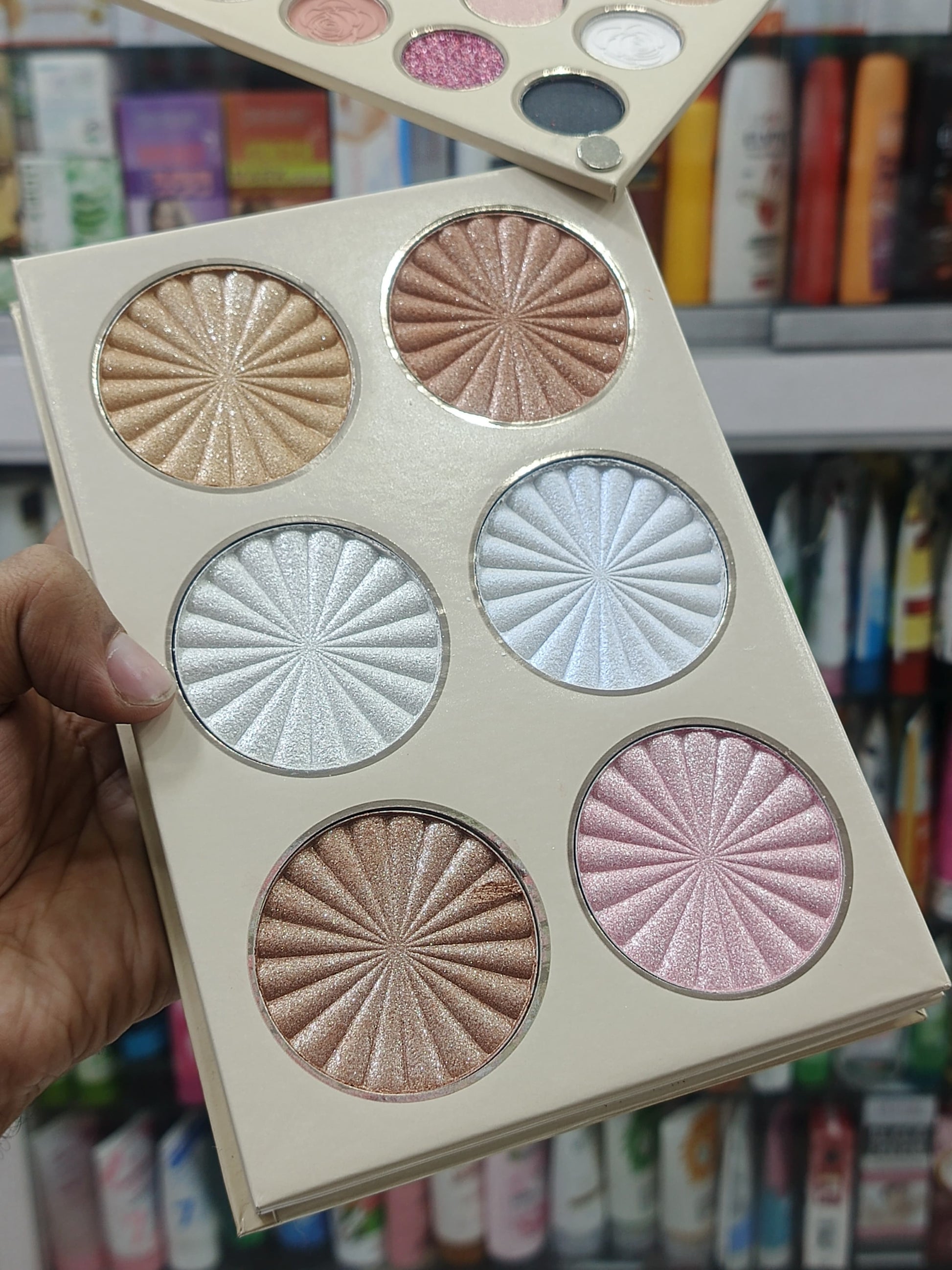 5 pages makeup book pallatte