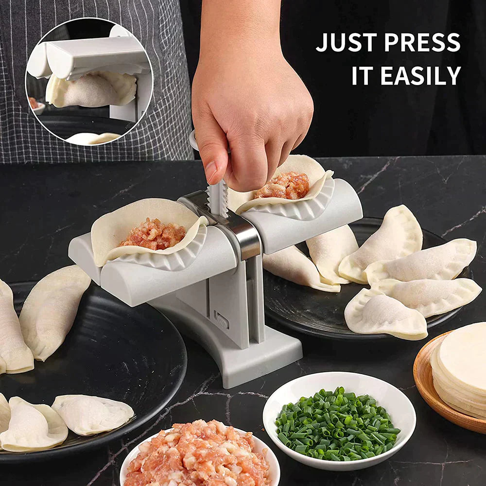 Double Dumpling Maker Perfectly