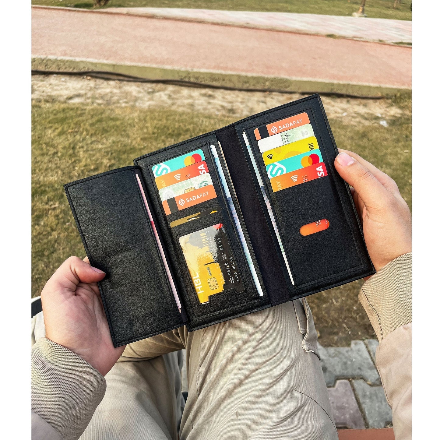 Bina Branded Imported Trifold Wallet