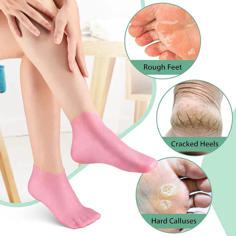 Spa Gel Socks for Dry Cracked Feet ( Buy 1 Get 1 Free )👈👈